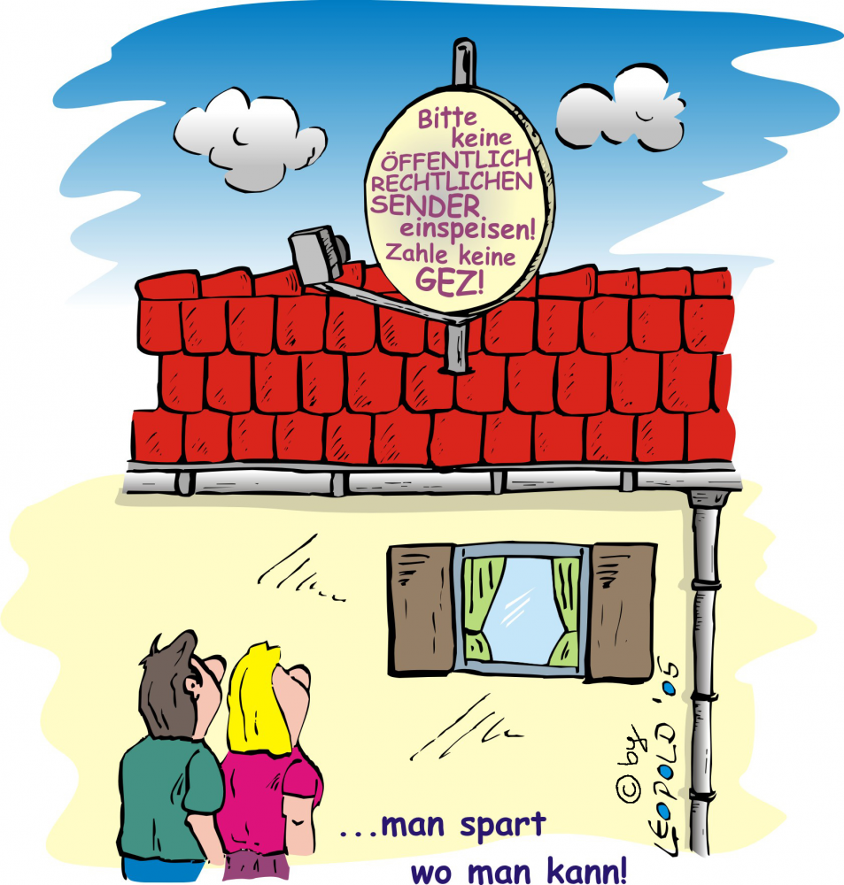Cartoon: GEZ-Gebühren 1
