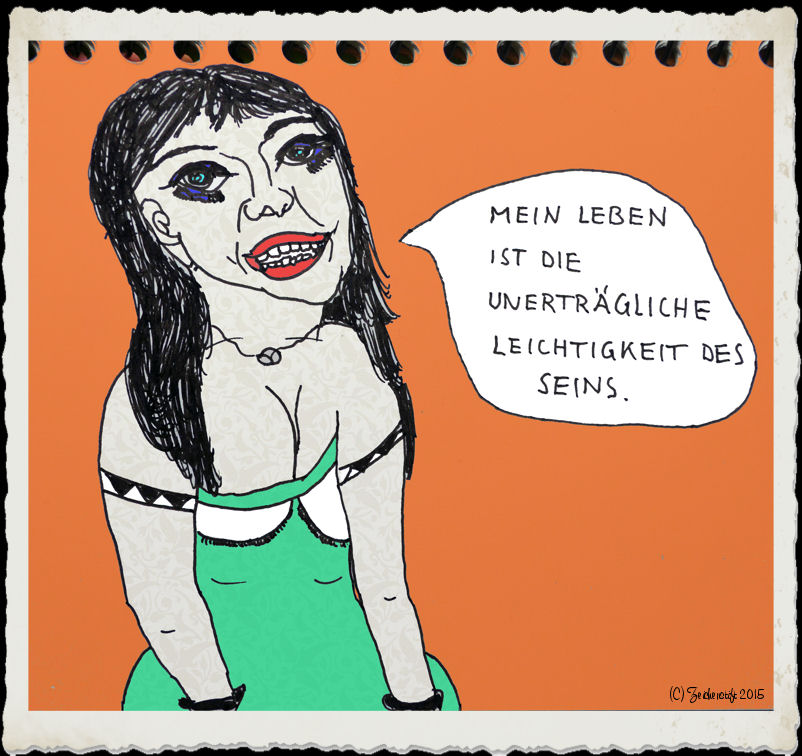 Illustration: Die Philosophin 1