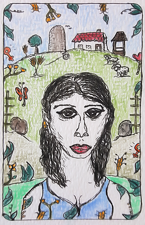 Illustration: Die Frau 1