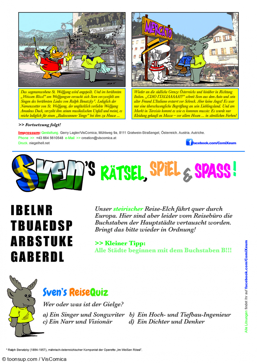 Comic: Svens ReiseTageBuch. Edition 6. 4