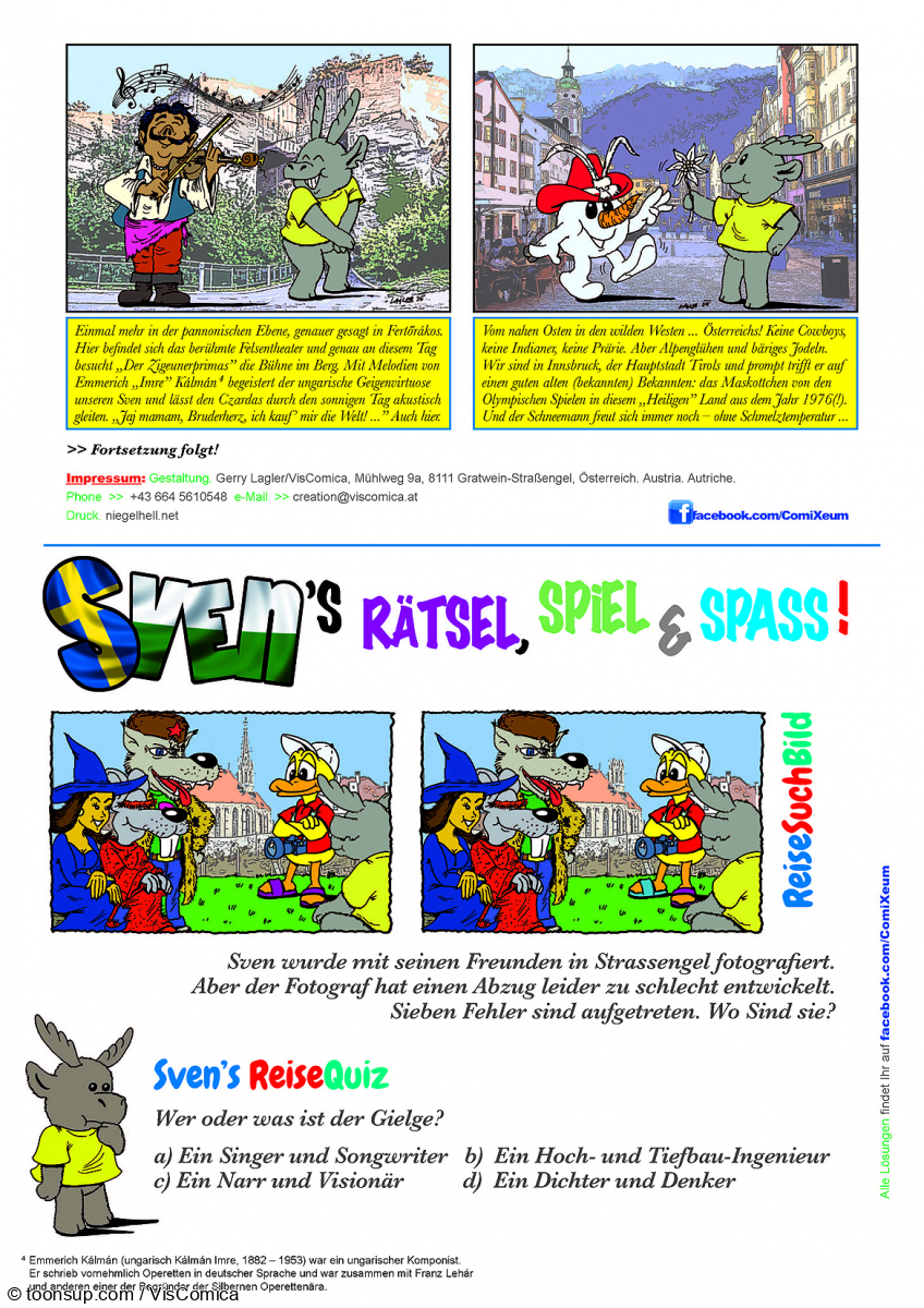 Comic: Svens ReiseTageBuch. Edition 7. 4