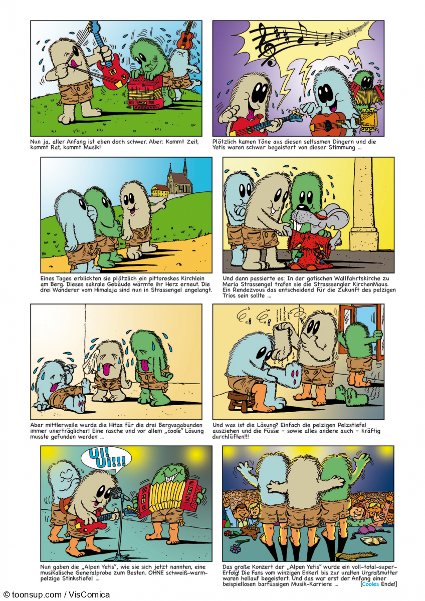 Comic: Die Alpen Yetis – The beginning. 3
