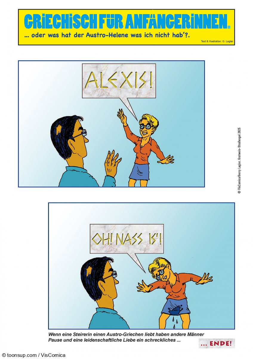 Comic: Griechisch für Anfängerinnen ... 1