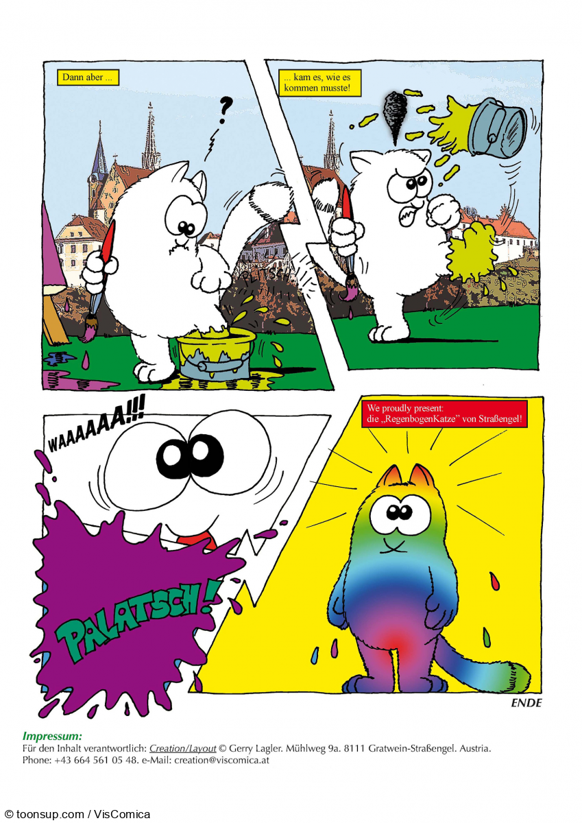Comic: Die RegenBogenKatze von Strassengel 2