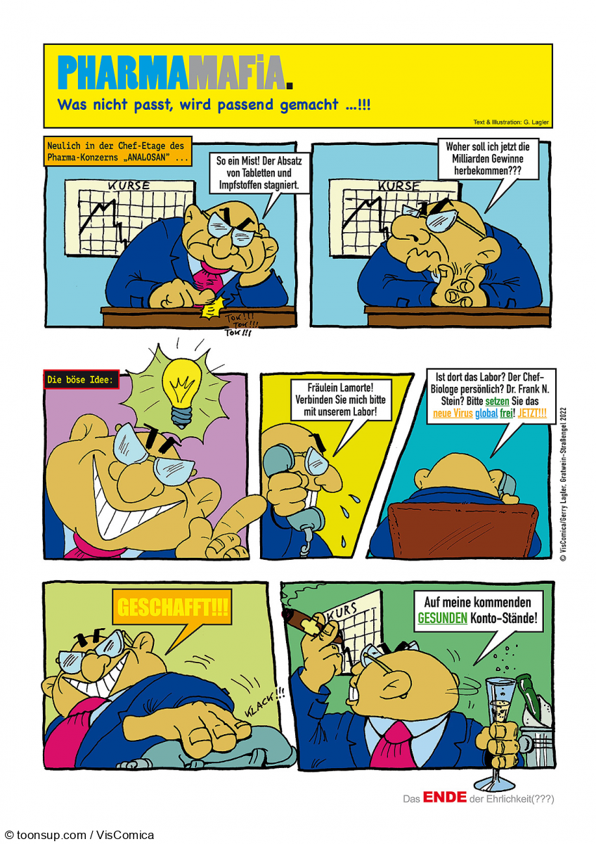 Cartoon: Pharma. Mafia. 1
