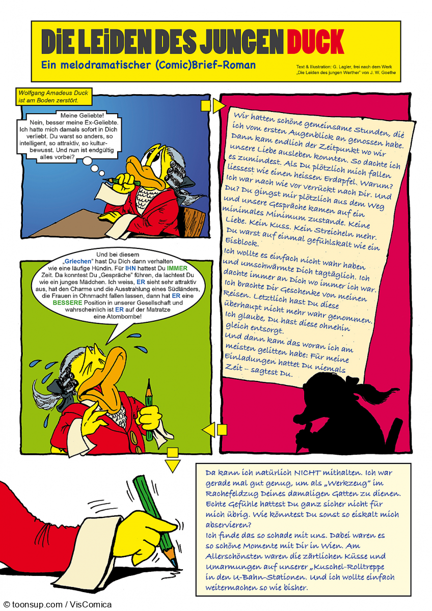 Comic: Die Leiden des jungen Duck 2
