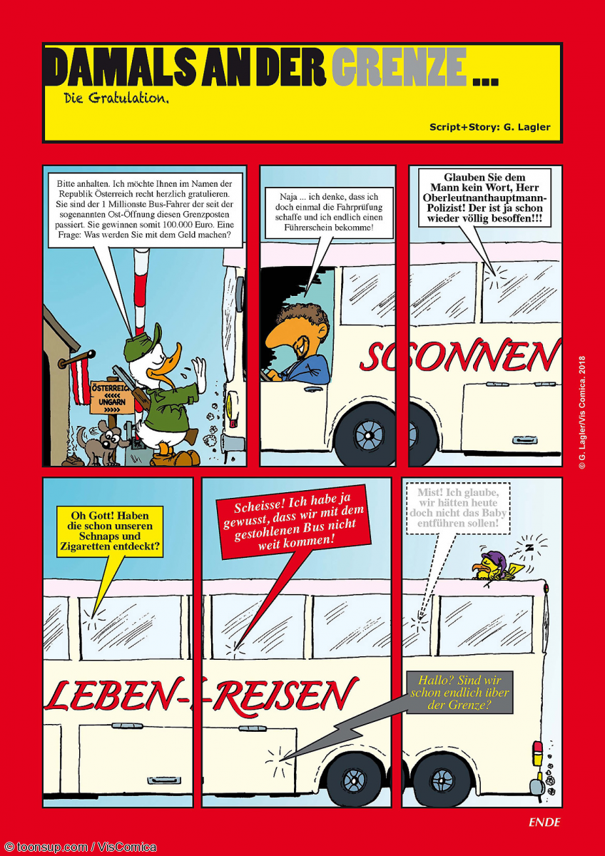 Comic: Damals an der Grenze ... 1