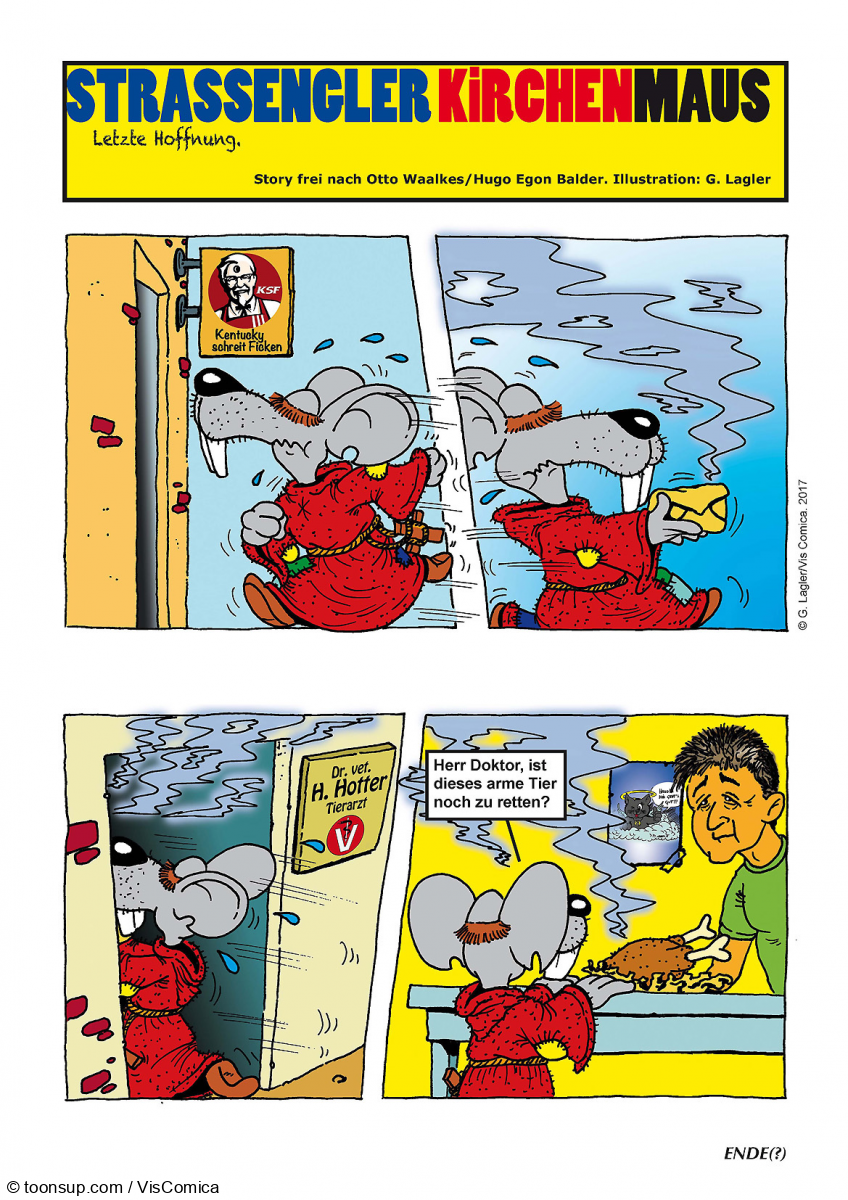 Comic: Strassengler KirchenMaus – Letzte Hoffnung 1