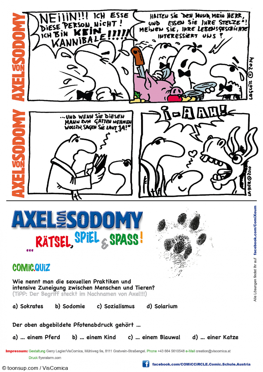 Comic: Axel von Sodomy 4