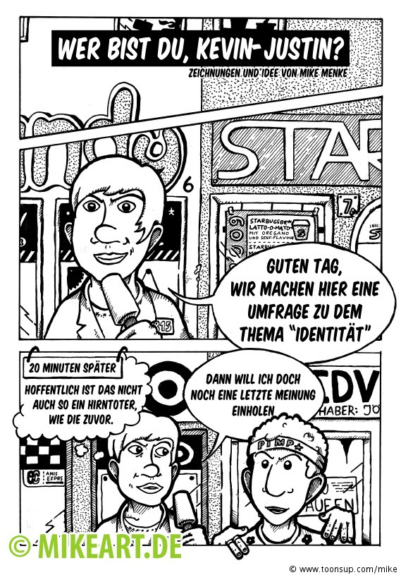 Comic: Wer bist du, Kevin-Justin? 1