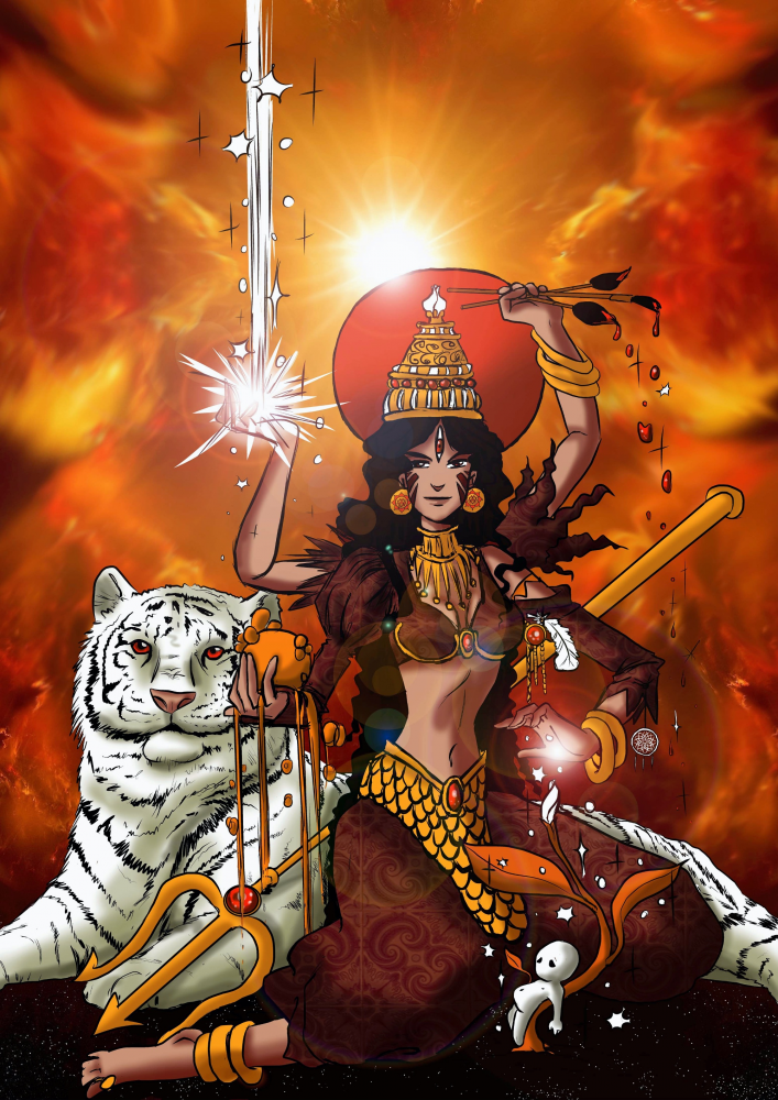 Illustration: Durga 1