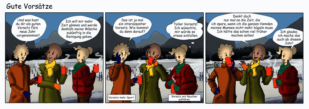 Comic: Gute Vorsätze 1