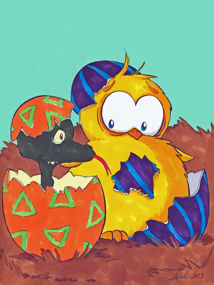 Illustration: Frohe Ostern 1