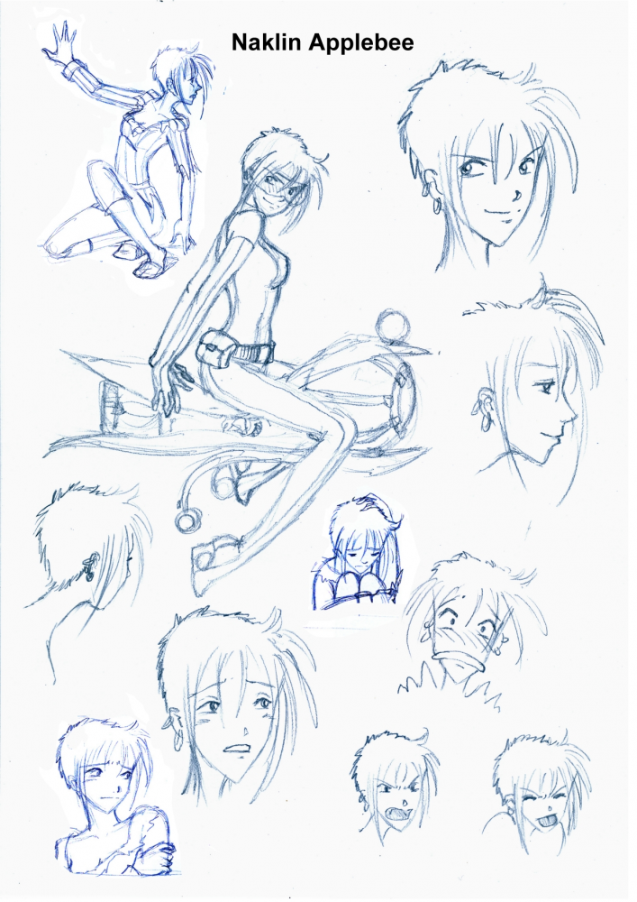 Concept Art / Character Design: Naklin Applebee 1