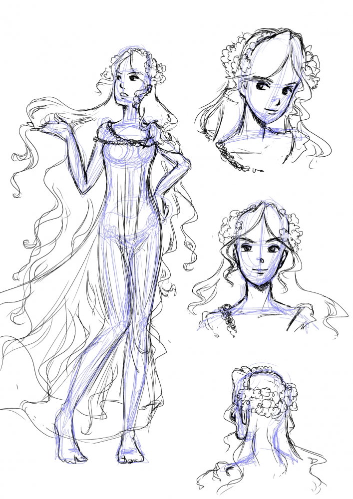 Concept Art / Character Design: Charakterentwürfe 1