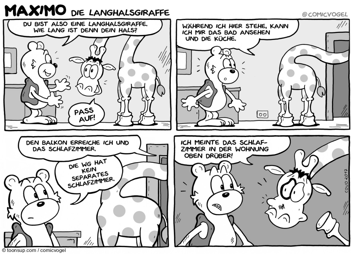 Comic: Maximo - Die Langhalsgiraffe Teil 1 2