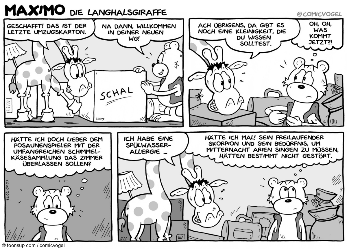 Comic: Maximo - Die Langhalsgiraffe Teil 1 3