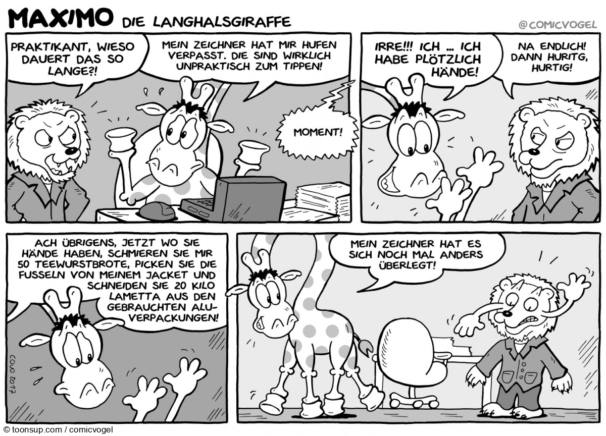 Comic: Maximo - Die Langhalsgiraffe Teil 1 8