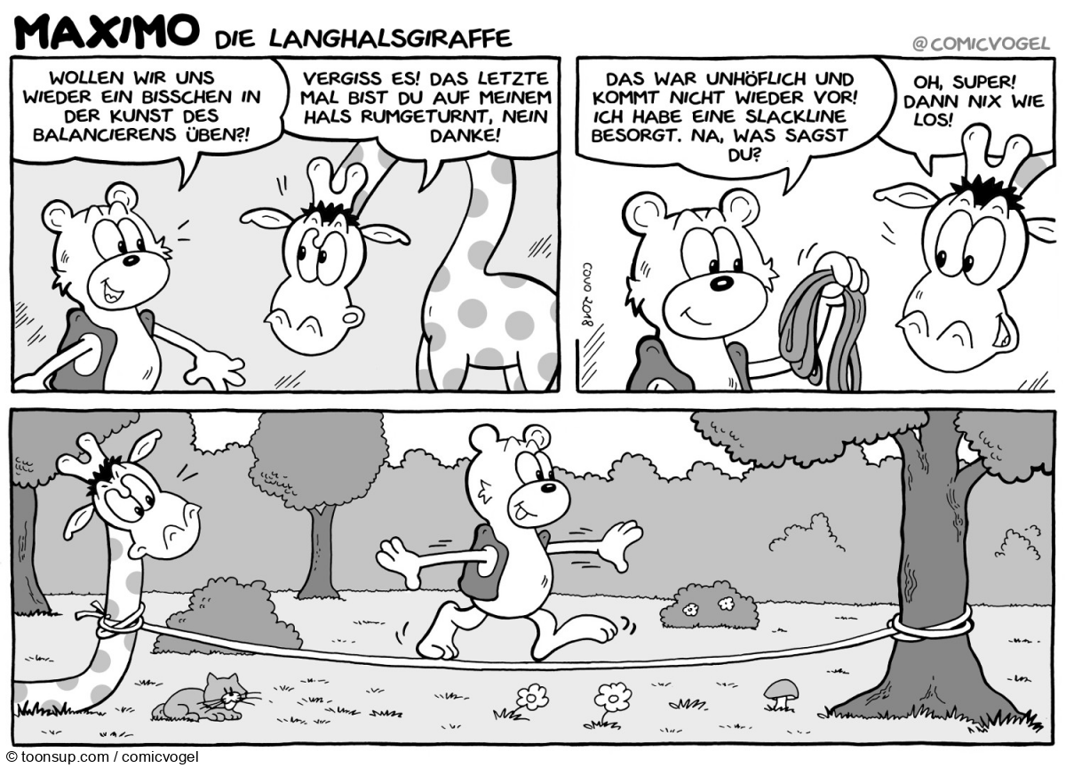Comic: Maximo - Die Langhalsgiraffe Teil 1 17