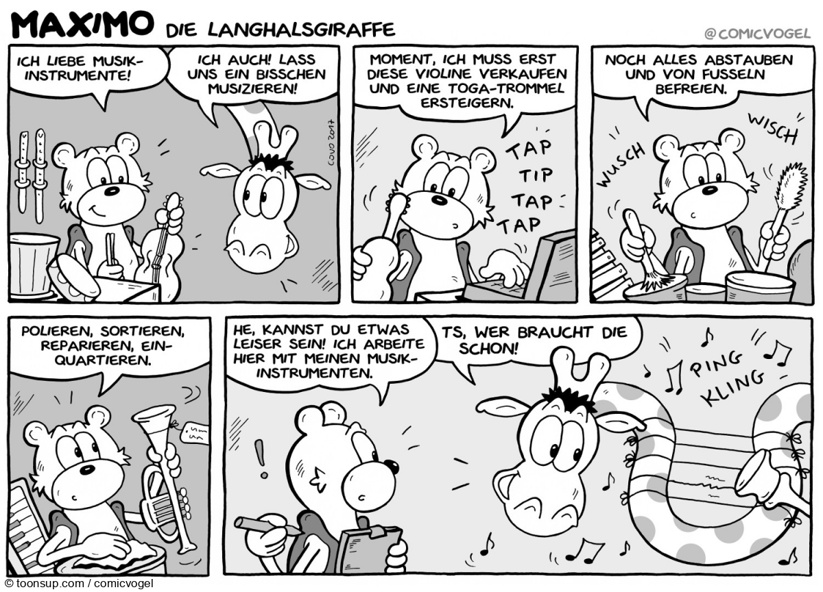 Comic: Maximo - Die Langhalsgiraffe Teil 1 16
