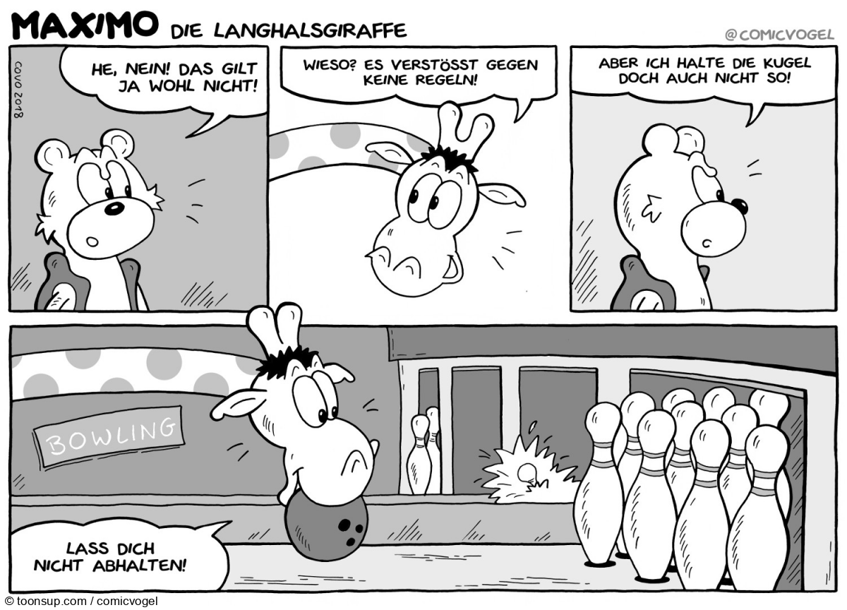Comic: Maximo - Die Langhalsgiraffe Teil 2 1