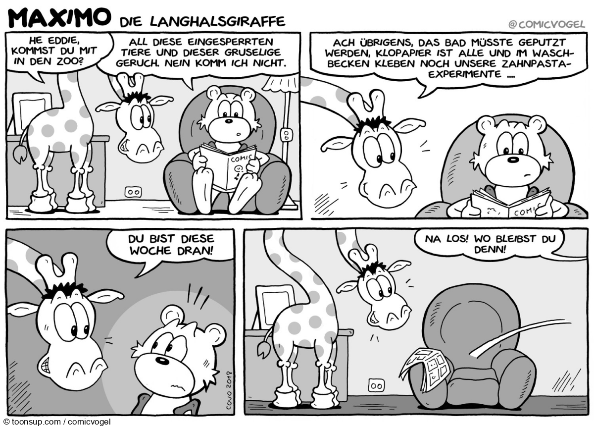 Comic: Maximo - Die Langhalsgiraffe Teil 2 3