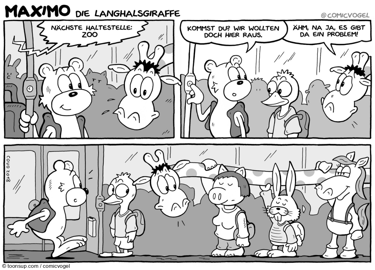 Comic: Maximo - Die Langhalsgiraffe Teil 2 4