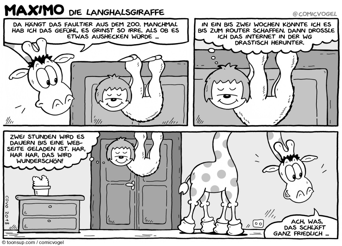 Comic: Maximo - Die Langhalsgiraffe Teil 3 3