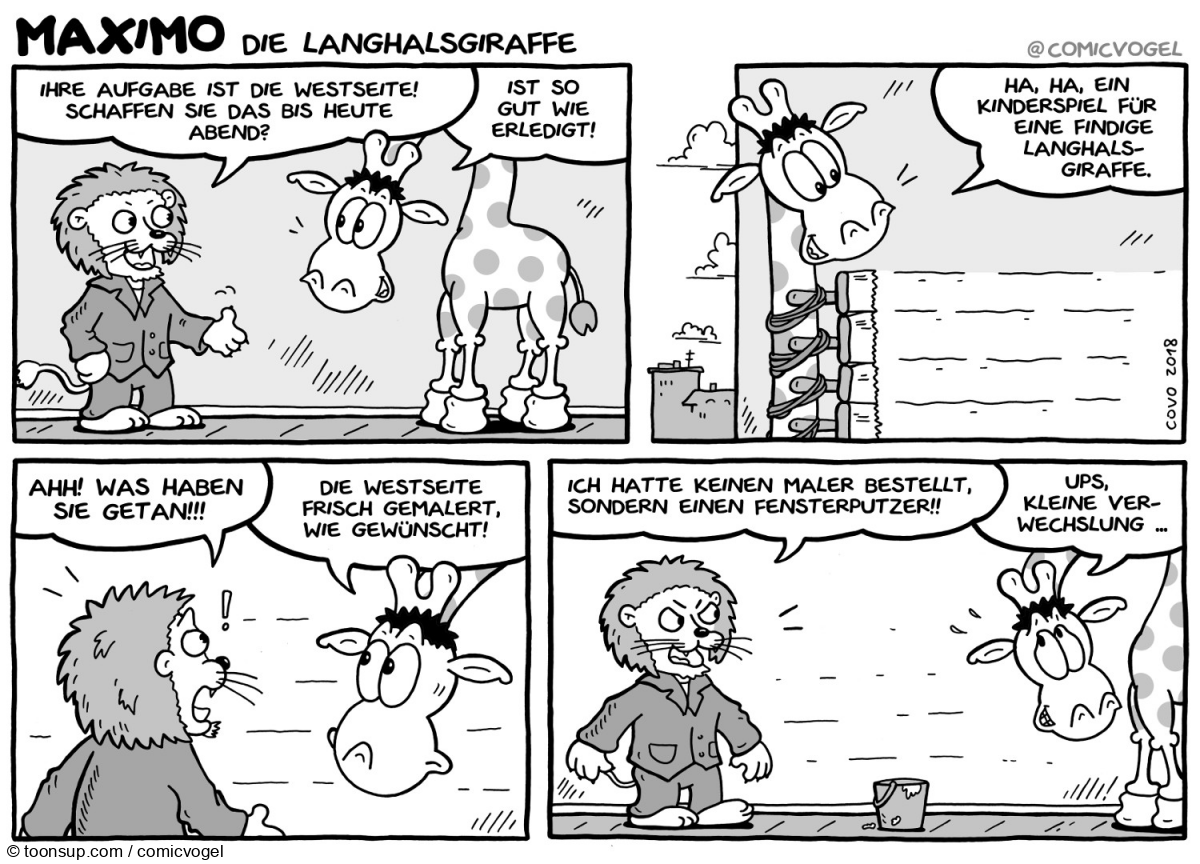 Comic: Maximo - Die Langhalsgiraffe Teil 3 17