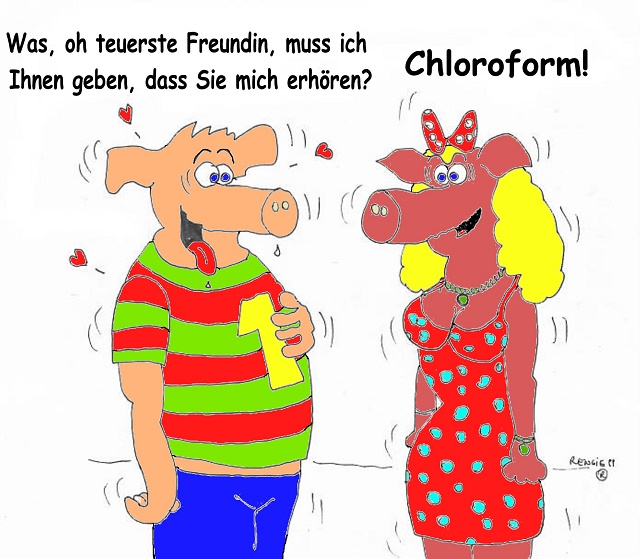 Cartoon: Ossi, der Retter der Schweineheit 1