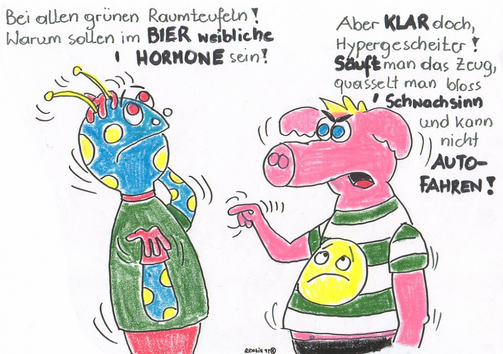 Cartoon: Ossi, der Retter der Schweineheit 4