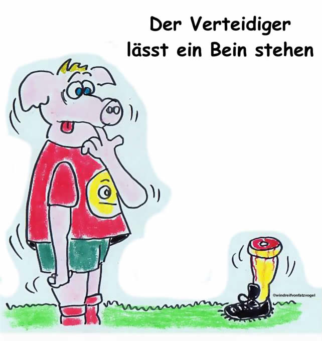 Cartoon: Die kleine Fußballfibel 4