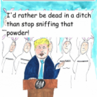 The honorable Mr. Johnson: Dead in a ditch