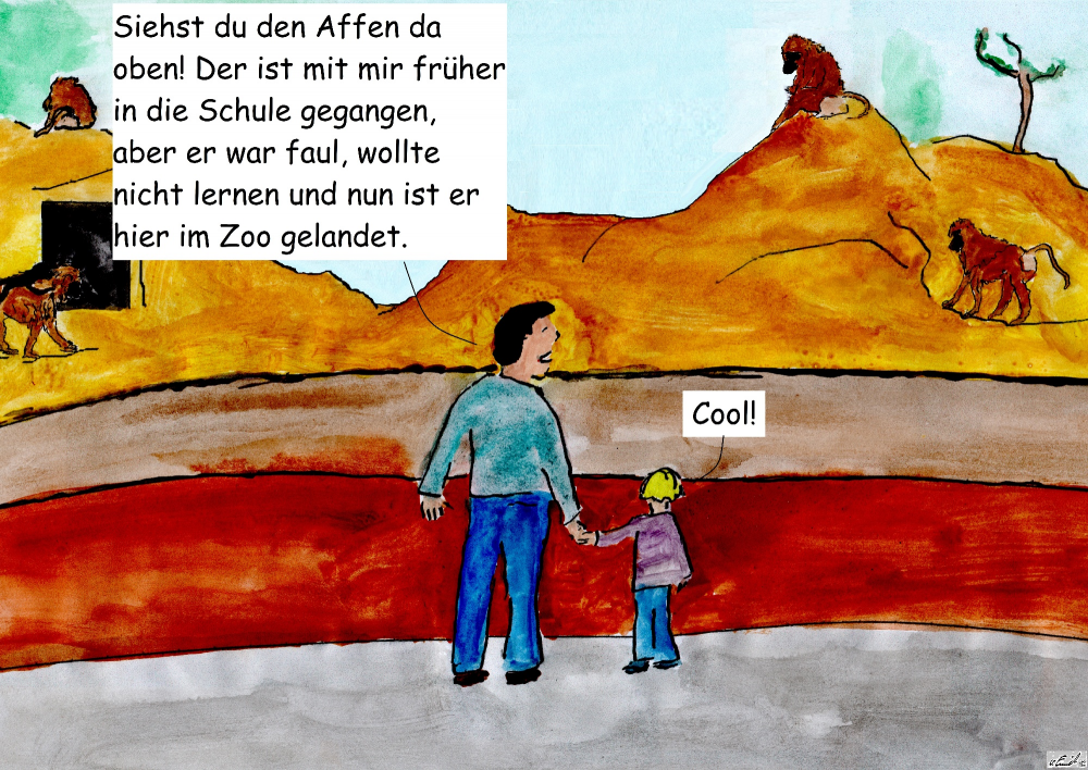Cartoon: Ein Besuch im Zoo 1