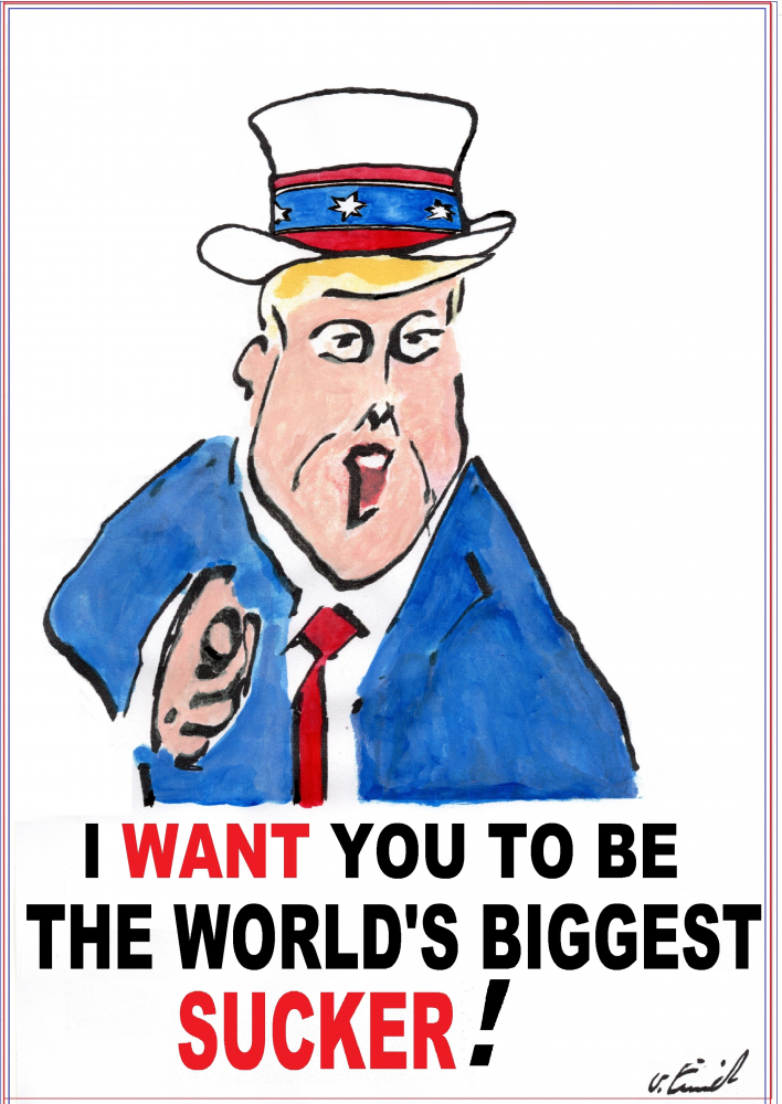 Caricature: I want you 1