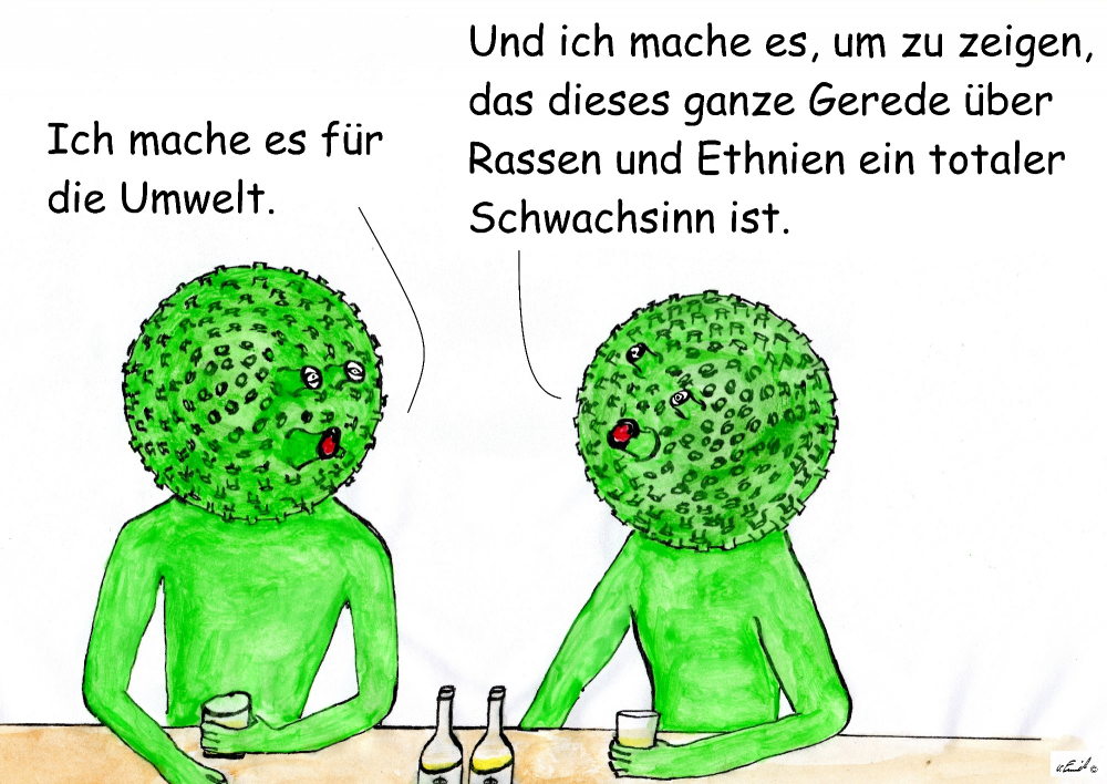 Caricature: Corona Talk 1