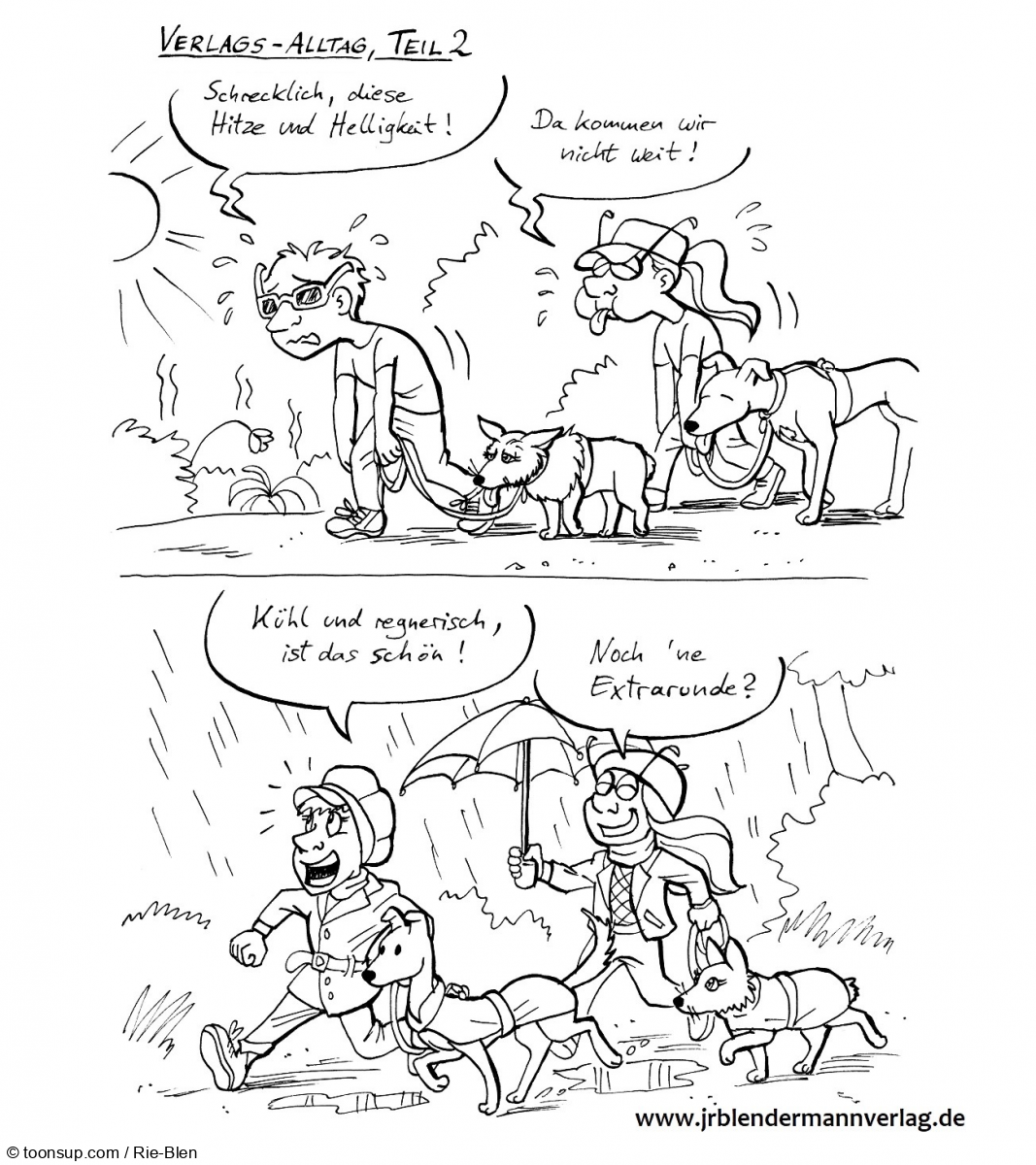 Cartoon: Verlags-Alltag, Teil 2 1
