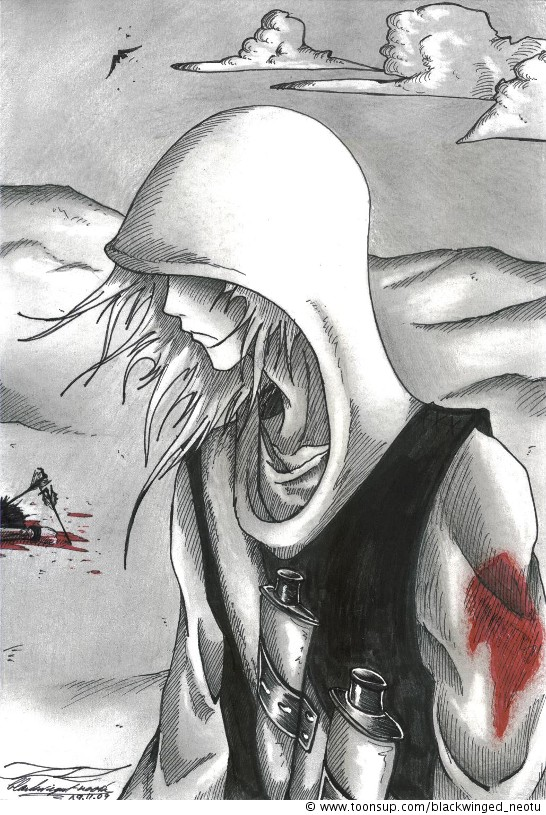 Illustration: Neo tryout_mord in der wüste 1