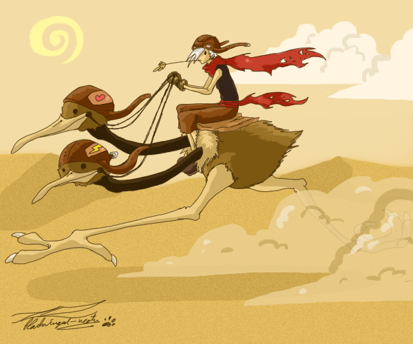 Illustration: wish i had a chocobo... 1