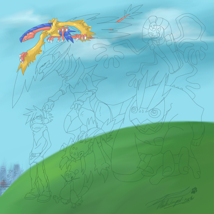 Illustration: on the way to elite4 2
