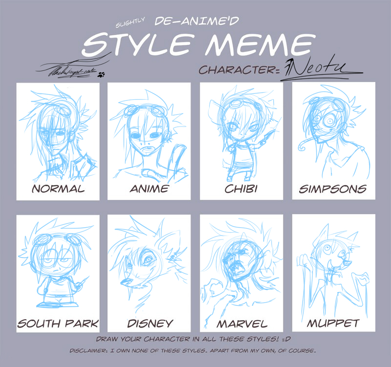 Concept Art / Character Design: Neotu_meme 1