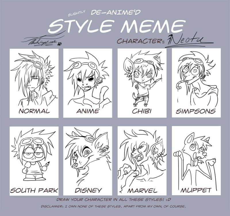 Concept Art / Character Design: Neotu_meme 3