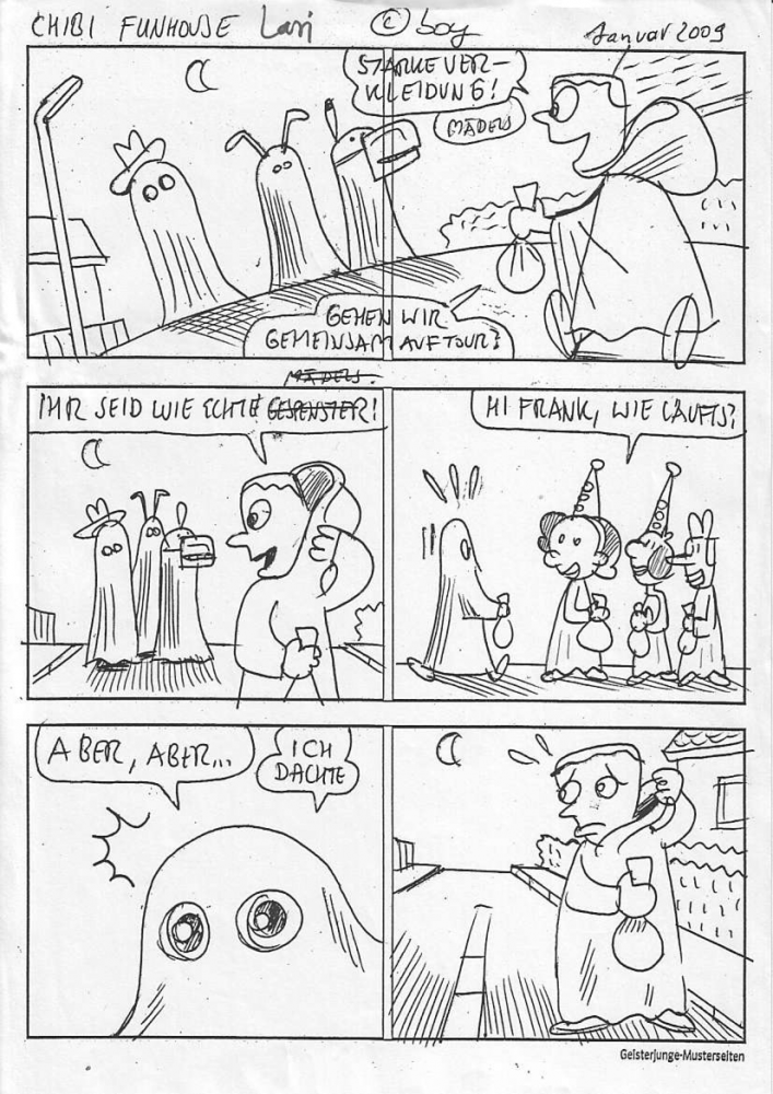 Cartoon: chibi-funhouse /halloween night 1