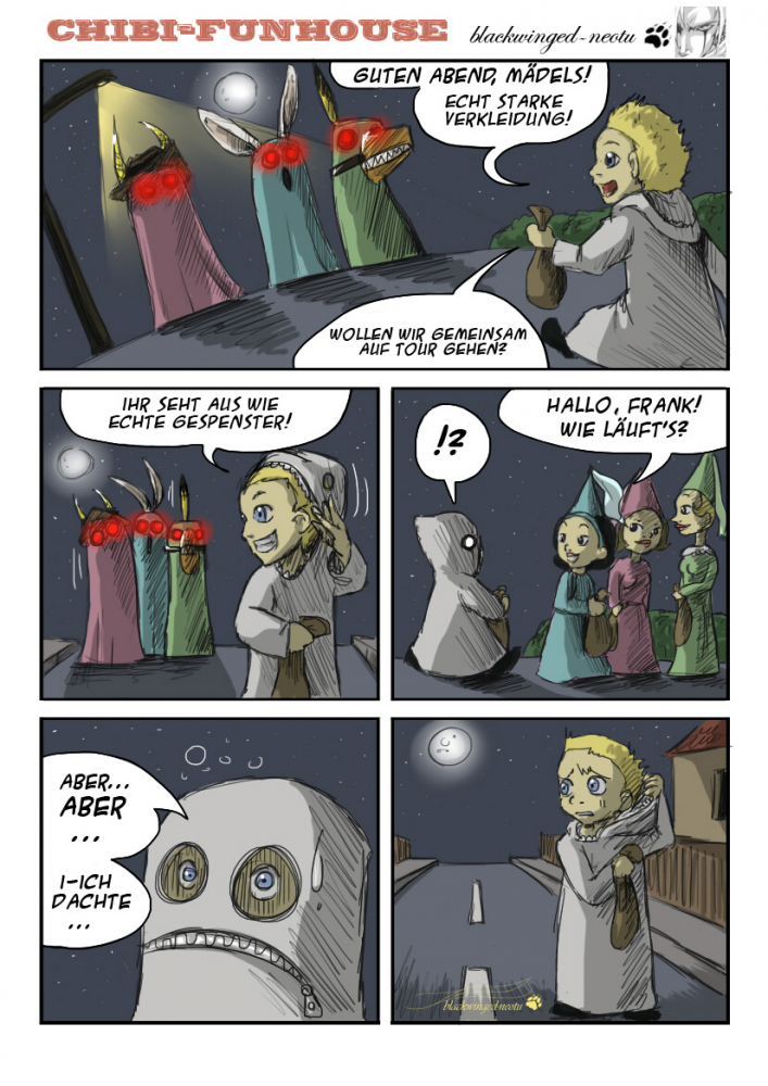 Cartoon: chibi-funhouse /halloween night 2