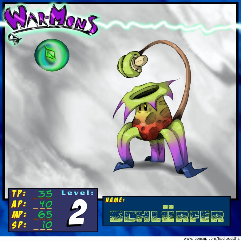 Concept Art / Character Design: warmon_ schlürfer 1
