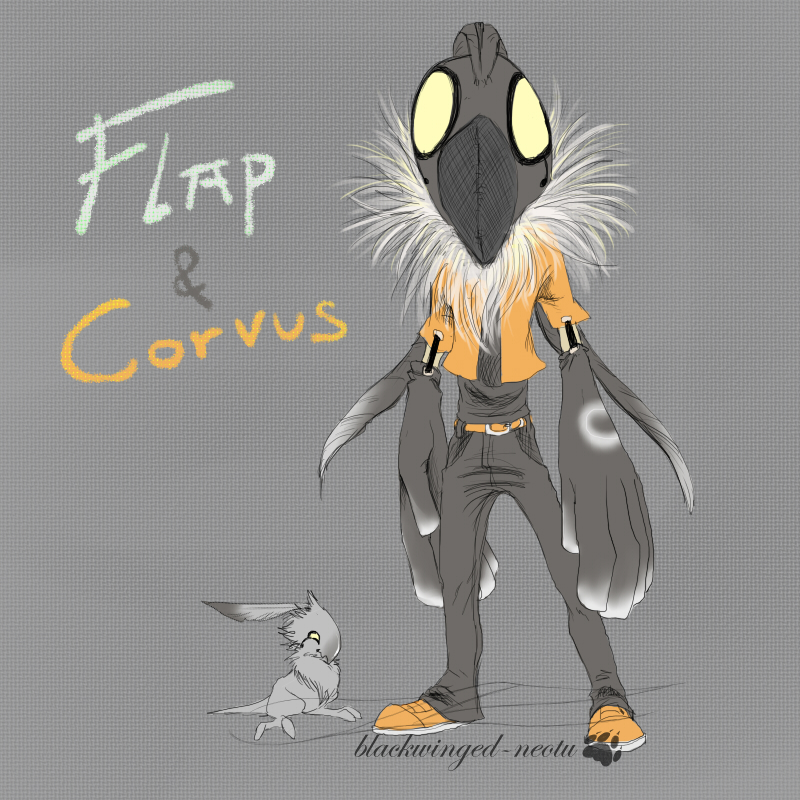Concept Art / Character Design: WMT12 anwärter_ flap'n corvus 2