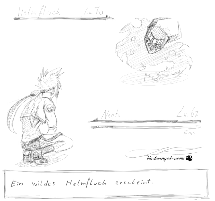 Concept Art / Character Design: warmon game concept 1