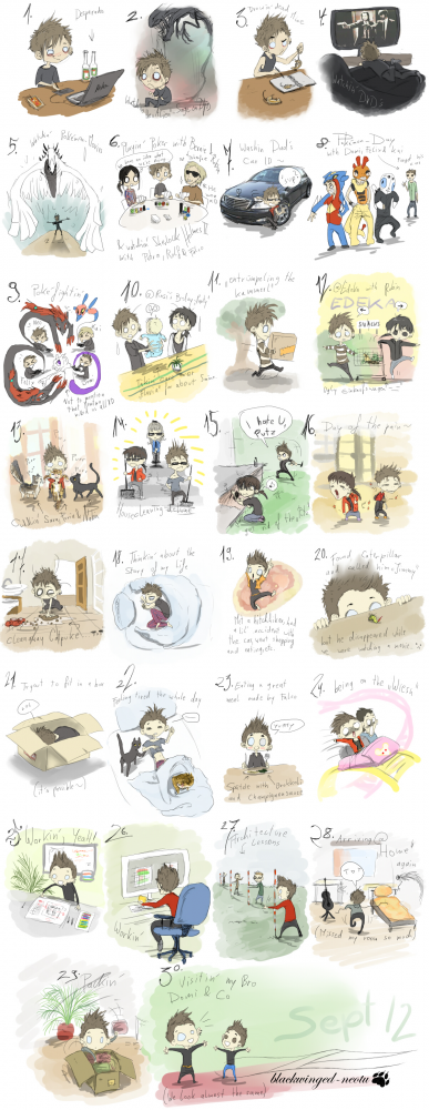 Concept Art / Character Design: 30Days challenge _september 2012 1