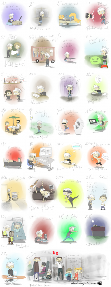 Concept Art / Character Design: 30DaysChallenge_juni2013 1