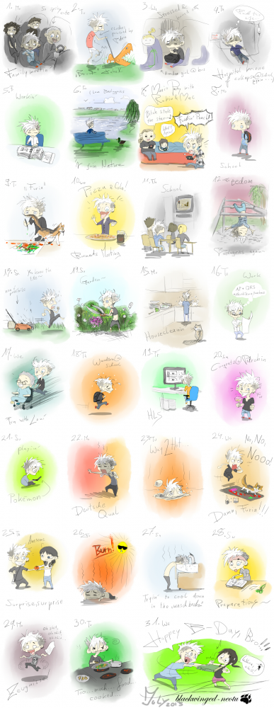 Concept Art / Character Design: 30DaysChallenge_Juli2013 1